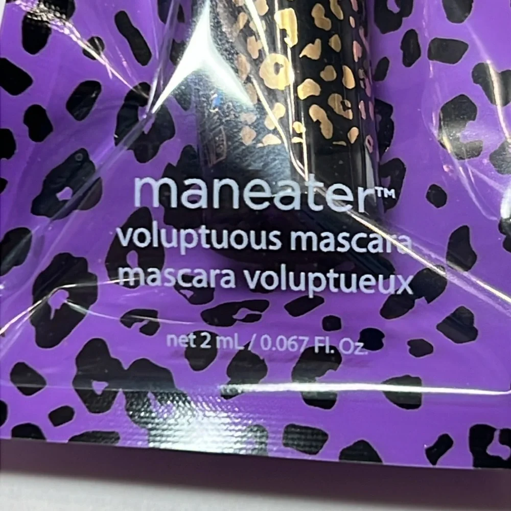 Tarte Maneater Mascara with Leopard Print in Purple Packaging